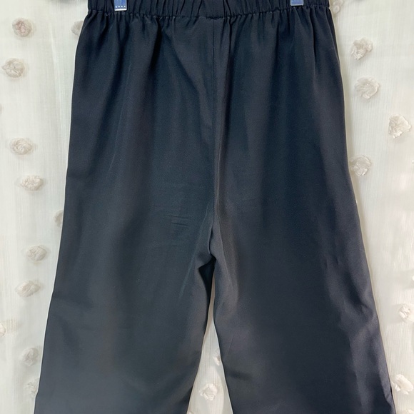 Kasper Women’s Black Elastic-Waist Wide Leg Pants Size 8 - Picture 6 of 7